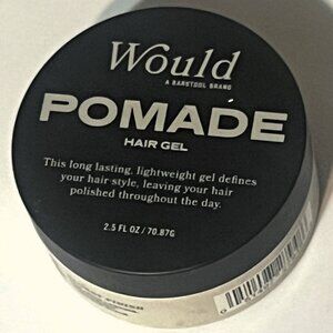 Would Pomade Hair Gel for Men by Barstool Sports, 2.5 fl. oz.,Glossy Finish, Wat